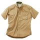 Bob Allen Vented Mesh RH SS Shooting Shirt - Men's, Khaki, XS, 14154