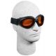 Bobster Cruiser Goggles, Black Frame, Amber Anti-Fog Lenses BCA001A
