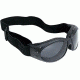 Bobster Cruiser Goggles, Black Frame, Smoke Anti-fog Lens