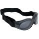 Bobster Cruiser Goggles, Black Frame, Smoke Anti-fog Lens