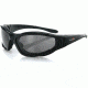Bobster Raptor II Interchangeable Eyewear - Black Frame w/ 3 Lenses Set BRA201