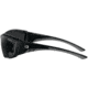 Bobster Rider Sunglasses, Matte Black Frame, Smoked Lens, BRID001