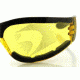 Bobster Shield II Sunglasses, Black Frame, Yellow Lens, ESH204