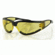 Bobster Shield II Sunglasses, Black Frame, Yellow Lens, ESH204