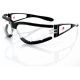 Bobster Shield II Sunglasses, Black Frame, Clear Lens, ESH203