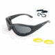 Body Specs BSG Single Vision Prescription Sunglasses, Black Frame, BSS-78 Black Frame/RX Insert.13SV