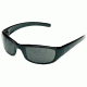 Body Specs Crazy 8's Single Vision Prescription Sunglasses, Black Shiny Frame, CRAZY 8'S BLACK FRAME.13SV