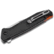 Boker Magnum Border Forest Folding Knife, 3.38in Satin 440A Stainless Steel, Clip Point Blade, Black Canvas Micarta Handle, 01SC719