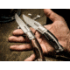 Boker Boxer Desert Ironwood 3in Folding Knife, N690, Desert Ironwood, Brown, 111025