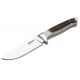 Boker USA Arbolito Satin-Finished N695 Steel Fixed Knife, Stag, 4.75in. Blade 02BA351H