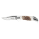 Boker USA Stag Lock Blade Folding Knife, 3 1/8in 440C SS Blade, Silver, 112004ST