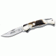 Boker USA Stag Lock Blade Folding Knife, 3 1/8in 440C SS Blade, Silver, 112004ST