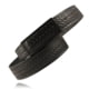 Boston Leather 1 1/2 Covered Buckle Mechanics/movers Belt, Black - 6585-3-XS