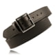 Boston Leather 1 3/4 Stitched Garrison Belt, Black - 6505ST-1-56