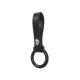 Boston Leather Baton w/ ABS Ring Holder, Black, 5451-1-N