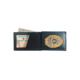 Boston Leather Billfold Style Badge Wallet, Black - 250-6006