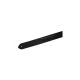 Boston Leather 1 3/4 Hook And Loop Tipped Belt, Black - 6535-3-42