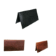 Boston Leather Checkbook Cover, Black, Dark Pecan, Tuscan