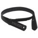 Boston Leather 2-1/4 Off Duty Belt, Hook Lined Belt, Black - 6621-1-30