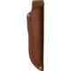 BPS Knives Camping Fixed Blade Knife, 8.75in Overall, 4in, Scandi Grind 1066 Carbon Steel, Satin Blade, Walnut Handle, Leather Sheath, HK4CSH