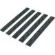 Bravo Company Mfg MLOK 5.5 Inch MCMR Rail Panel Kit, Pack of 5, Black, 5.5 Inch, BCM-MCMR-RP-BLK-5