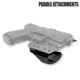Bravo Concealment BCA Polymer OWB Belt Holster, SIG Sauer P365 X-Macro, Right Hand, Black, BC10-1036