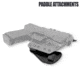Bravo Concealment BCA OWB Gun Holster, Glock 42, Right Hand, Black, BC10-1033