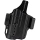 Bravo Concealment IWB Torsion Light Bearing Holster W/ Waistband Clips, Glock 19, 19X, 23, 32, 45 W/Streamlight TLR-1, Right Hand, Polymer, Black, BC40-1004