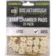 Breakthrough Clean Technologies AR-15 Star Chamber Pad - 20 Pack with 8-32 Thread Male/Male Adapter, BT-AR15SCP-20PK
