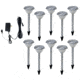 Brinkmann Outdoors LED Low Voltage Stainless Steel Path Lights, 10 Pack 828-0302-T