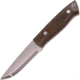 Brisa Trapper 95 Fixed Blade Micarta Knife, 3.75 satin finish Elmax steel blade, Green micarta handle, 071-2091-1558