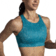 Brooks Drive 3 Pocket Run Bra - Womens, Lagoon Speckle Print, 38AB, 350080464.038AB
