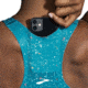 Brooks Drive 3 Pocket Run Bra - Womens, Lagoon Speckle Print, 38AB, 350080464.038AB