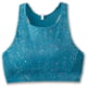 Brooks Drive 3 Pocket Run Bra - Women's, Lagoon Speckle Print, 38AB, 350080464.038AB