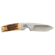 Browning Buckmark Hunter Fixed Blade Knife, 3in, 8Cr13MoV, Drop Point, Bone Handle, Leather, 3220509
