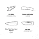 Browning Primal Kodiak Folding Knife - Box, 3.75in, 8Cr13MoV, Drop Point, Polymer/Rubber Handle, Black, 3220430B