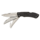 Browning Primal Kodiak Folding Knife - Box, 3.75in, 8Cr13MoV, Drop Point, Polymer/Rubber Handle, Black, 3220430B