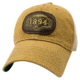 Brunton Yellow Trucker Hat With 1894 Leather Patch Hat1894