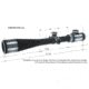 BSA Optics 2.5-8x36 Tactical Weapon Rifle Scope - Dimensions