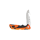 Buck Knives 660 Pursuit Pro Large FoldingKnife, 3.6in S35VN Guthook Satin Blade, Versaflex Orange/Black Handle, 12755