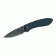Buck Knives Nobleman Folding Knife, 2.63 in, Steel, Drop Point Blade, Carbon Fiber, Carbon Handle, 0327CFSB/3086
