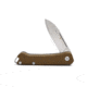 Buck Knives Saunter Folding Knife, 3.75in Closed, 2.38in, 154CM SS, Satin Drop Point Blade, Green Canvas Micarta Handle, 13478