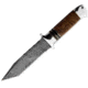 BucknBear Tanto Fighter Fixed Knife, Silver Blade, NSN N BNB48830