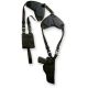 Bulldog Cases &amp; Vaults Deluxe Shoulder Harness Holster, 1911, Ambidextrous, Plain, Black, WSHD 15