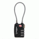 Bulldog Cases &amp; Vaults Dial TSA Lock With Steel Cable