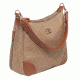 Bulldog Cases &amp; Vaults Hobo Series Concealed Carry Purse Taupe With Tan Trim