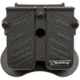 Bulldog Cases &amp; Vaults Max Multi-Fit Polymer Double Magazine Holder, Fits most semi-automatic single and double stack magazines, Black, MX-M