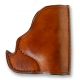 Bulldog Cases &amp; Vaults Molded Leather Inside-the-Pocket Holster - Small, Tan MLT-IP