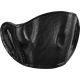 Bulldog Cases &amp; Vaults Molded Leather Belt Slide Holster - Medium, Black MLB-M
