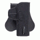 Bulldog Cases &amp; Vaults Rapid Release Polymer Holster W/Paddle, Right Hand, Black, RR-TM